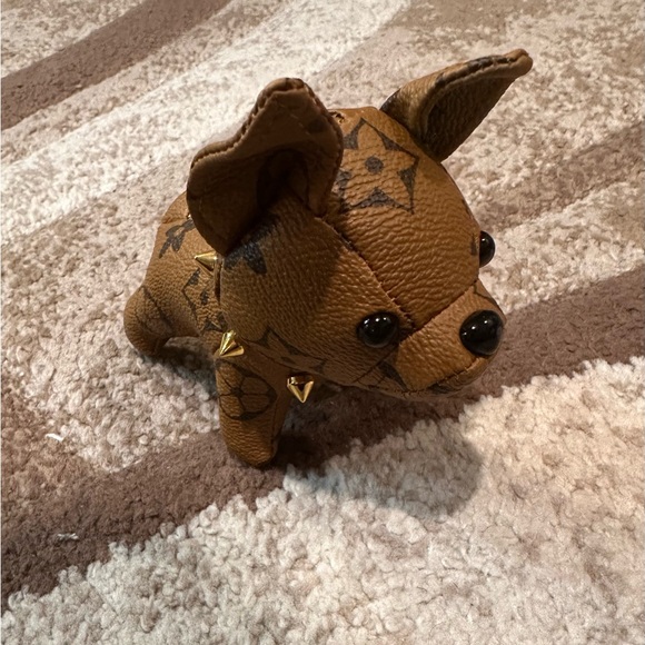 Accessories - Fashion Tan/Brown Monogram Dog Keychain/Charm